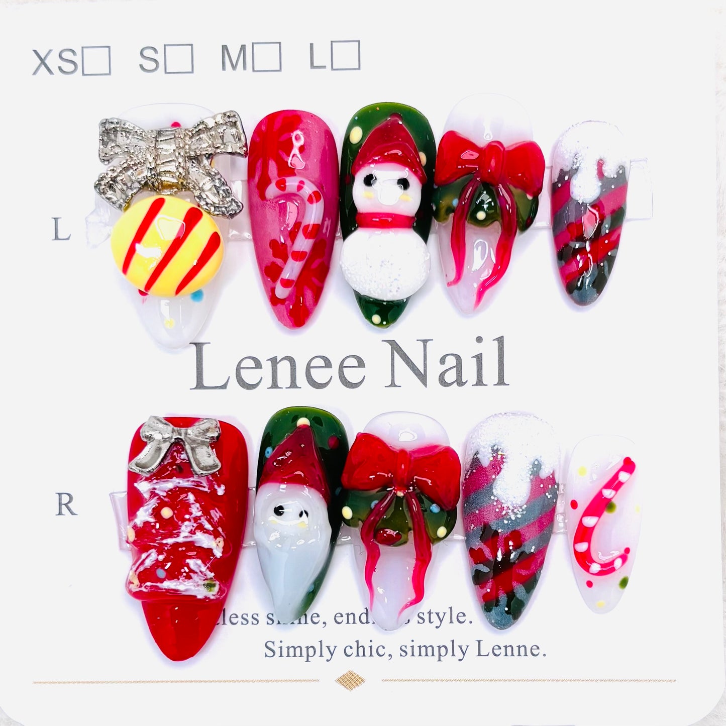 Candy Bow Christmas Set