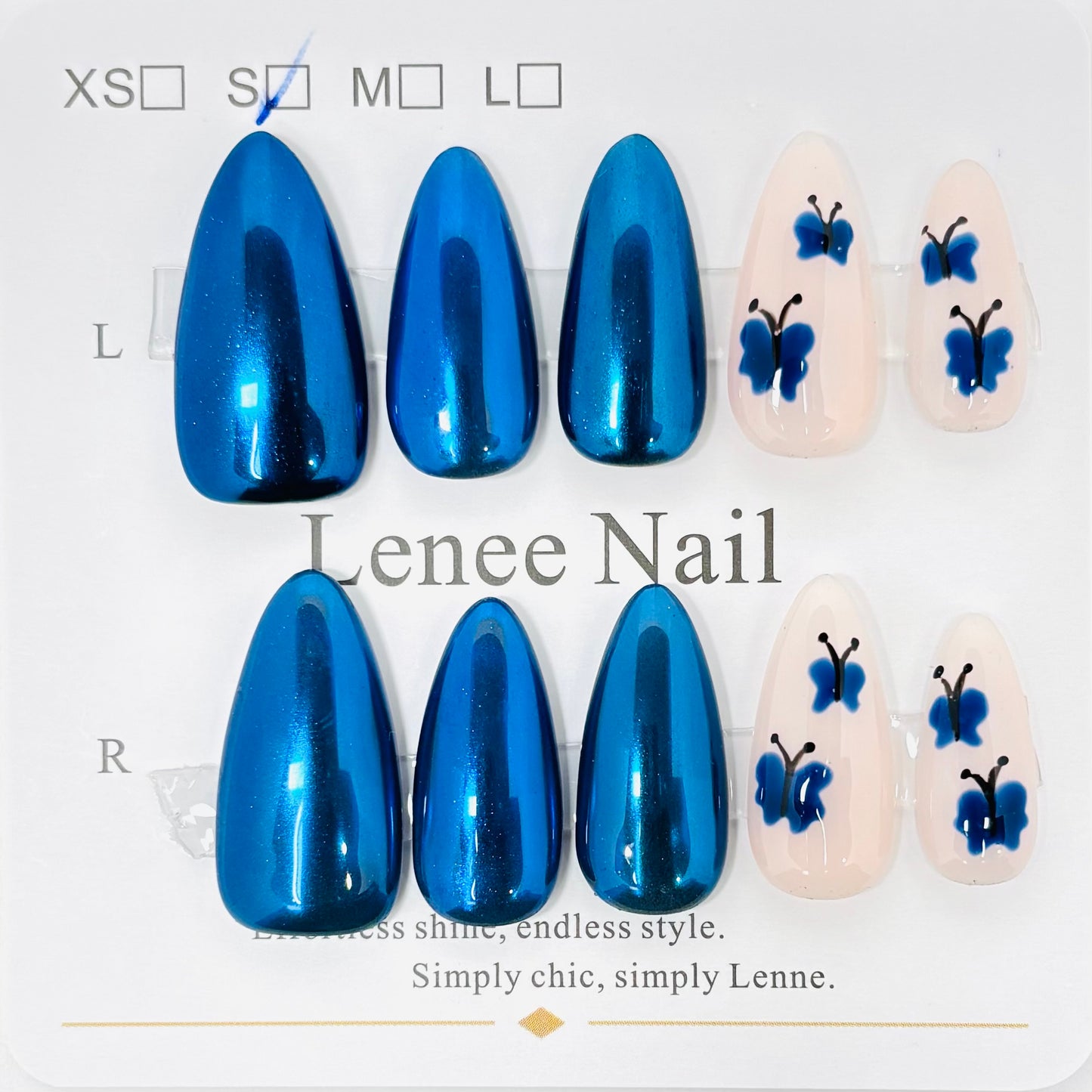 Sapphire Butterfly Glam